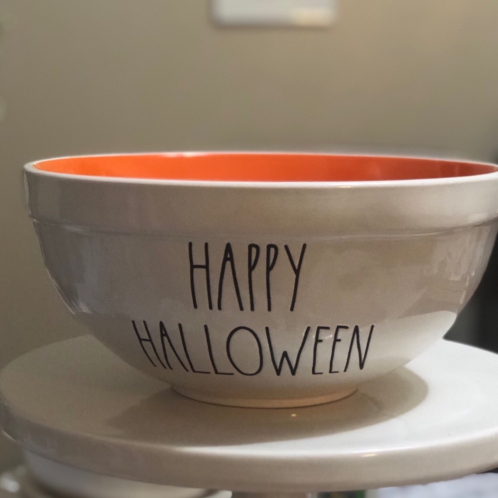 Rae Dunn happy Halloween large bowl